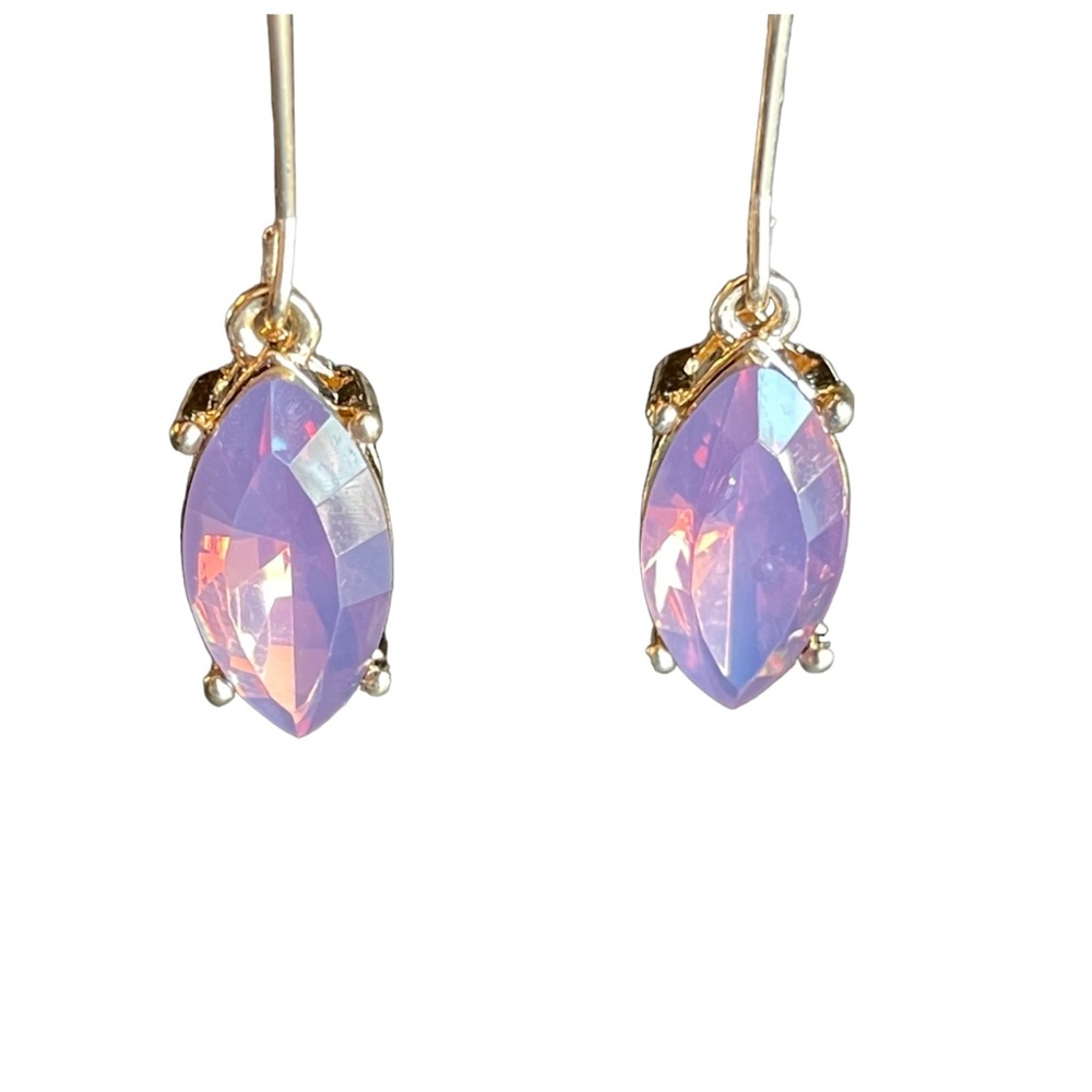 Purple Opal Long Earrings - Picture 3 of 8